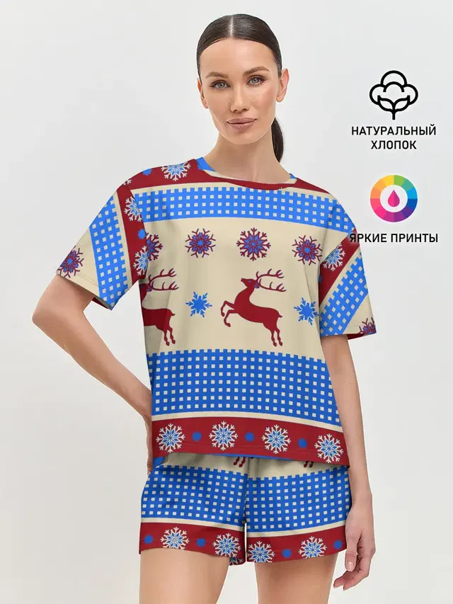 Женская пижама с шортами