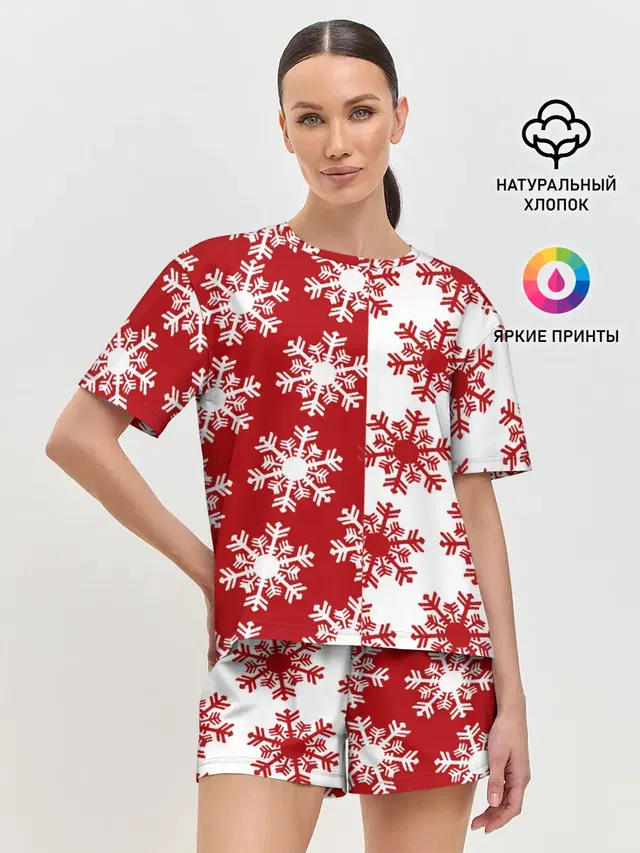 Женская пижама с шортами