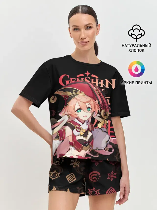 Женская пижама с шортами