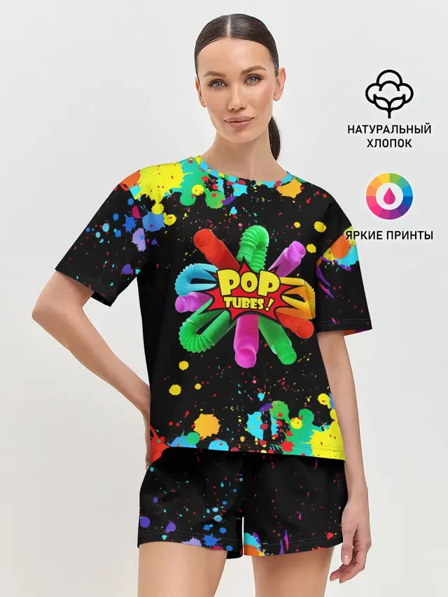 Женская пижама с шортами