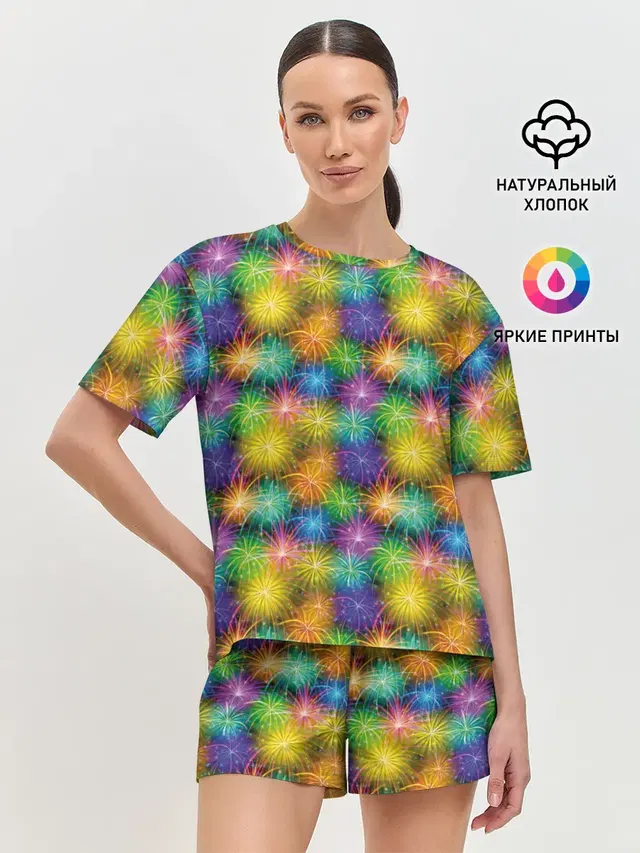 Женская пижама с шортами