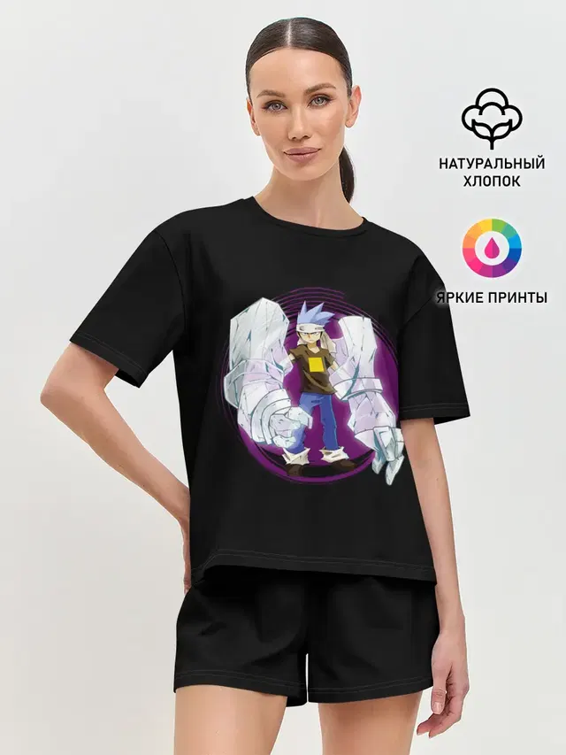 Женская пижама с шортами