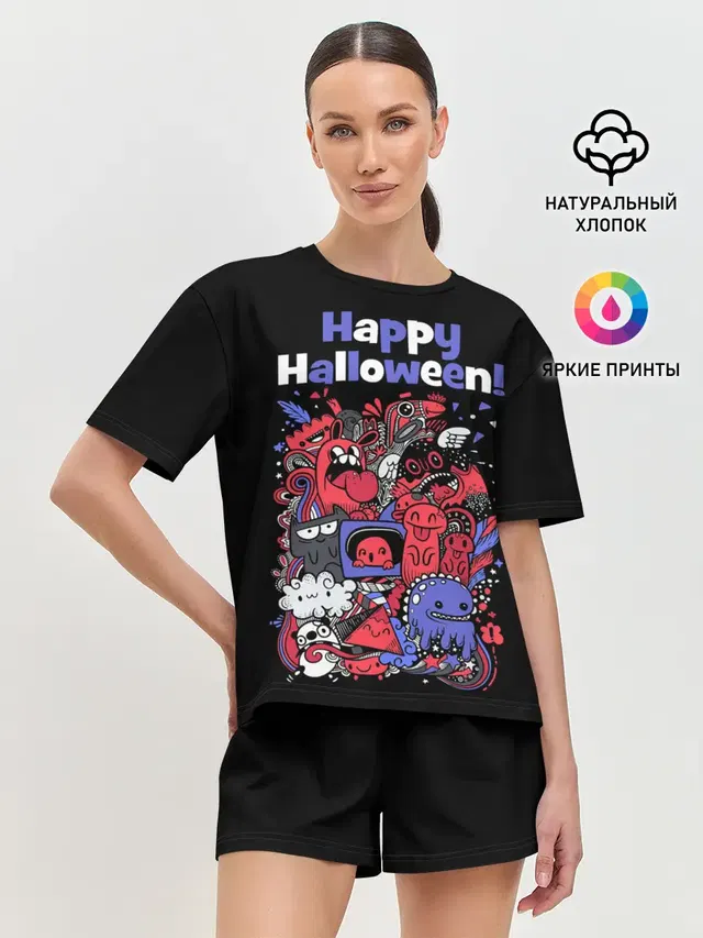 Женская пижама с шортами