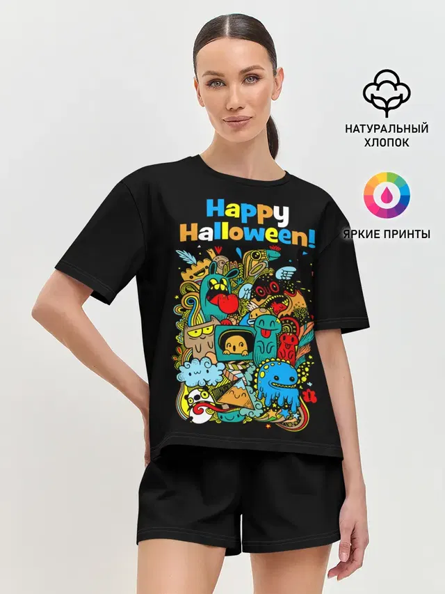 Женская пижама с шортами