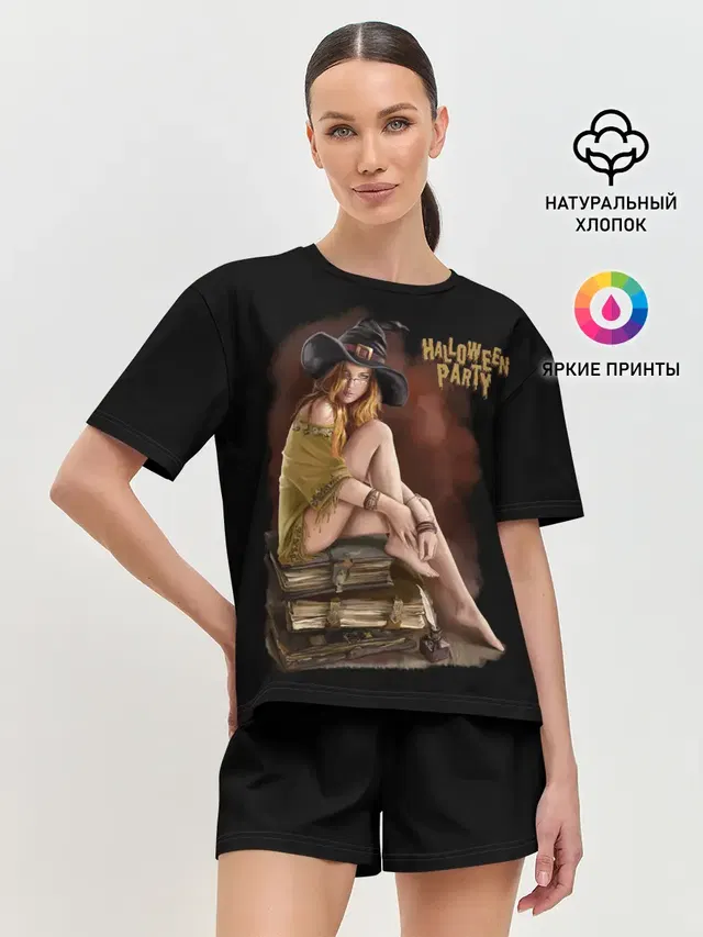 Женская пижама с шортами