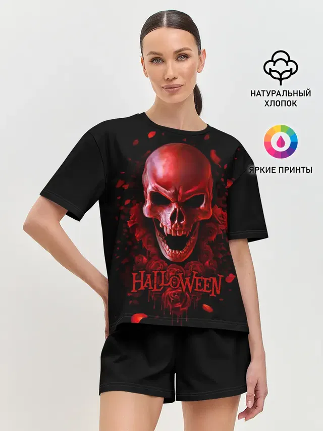 Женская пижама с шортами