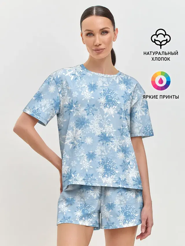 Женская пижама с шортами