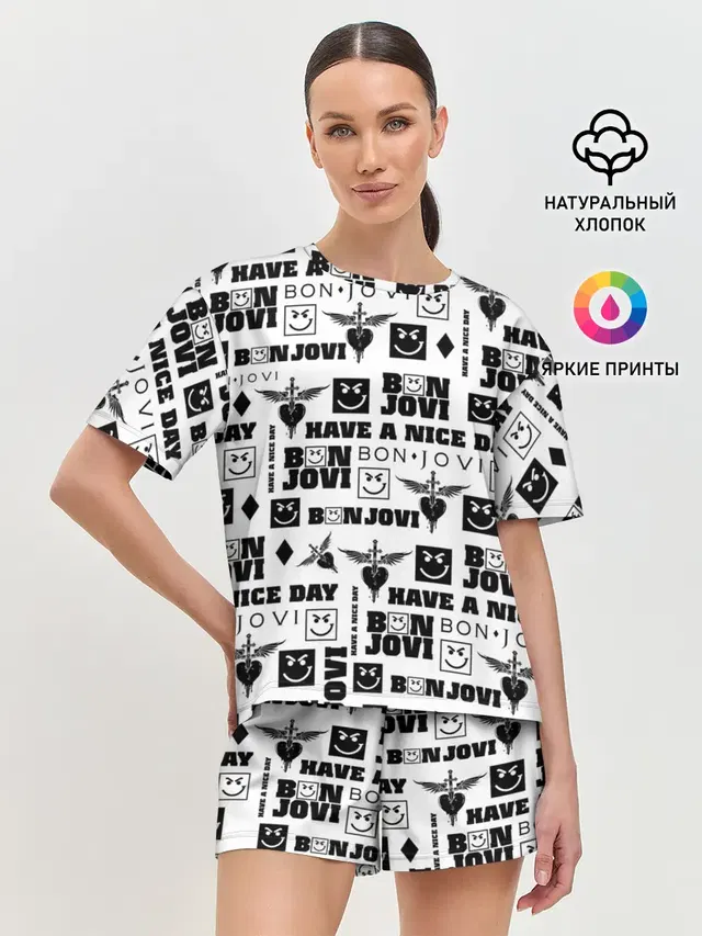 Женская пижама с шортами