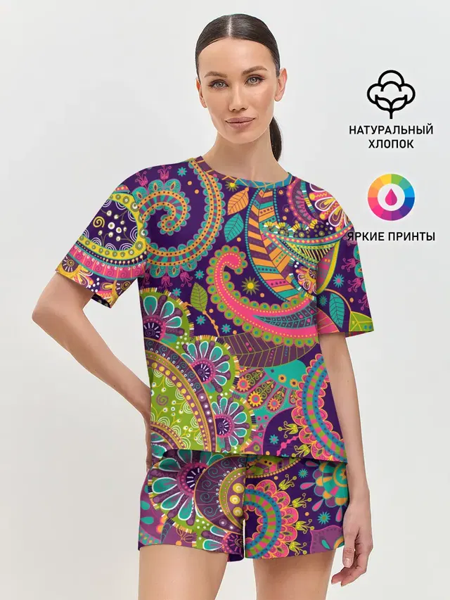 Женская пижама с шортами