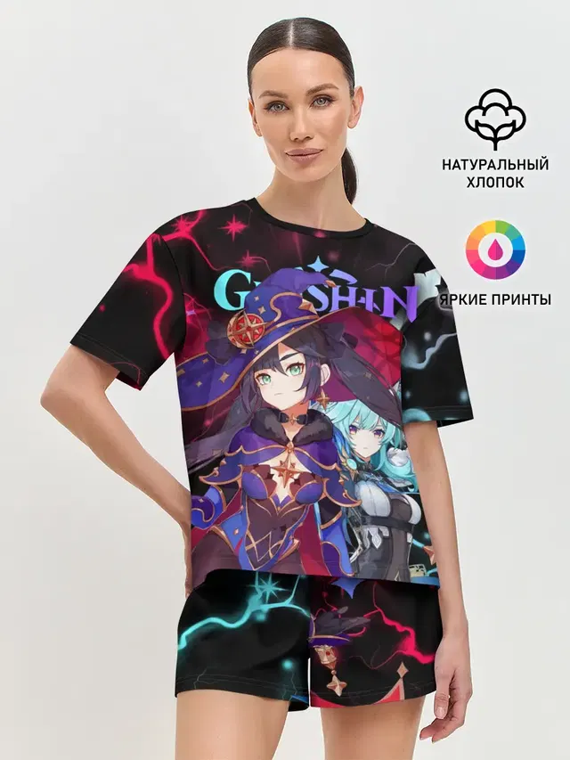 Женская пижама с шортами