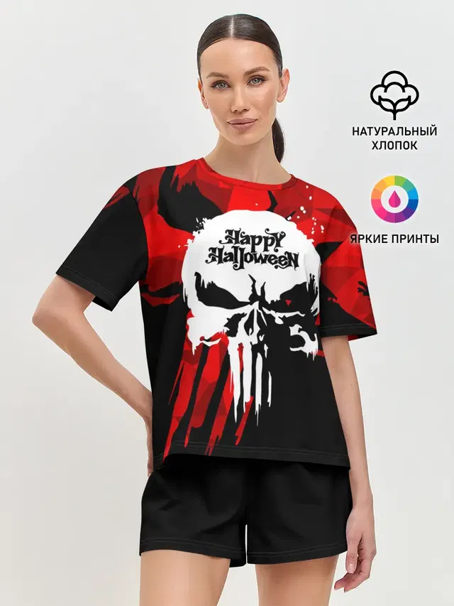 Женская пижама с шортами