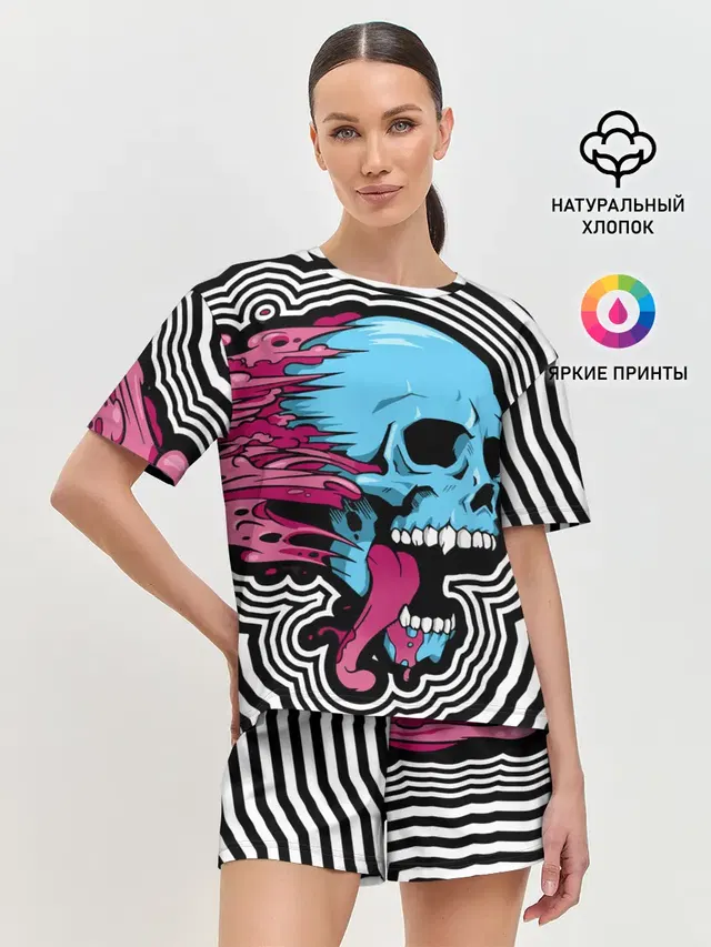 Женская пижама с шортами