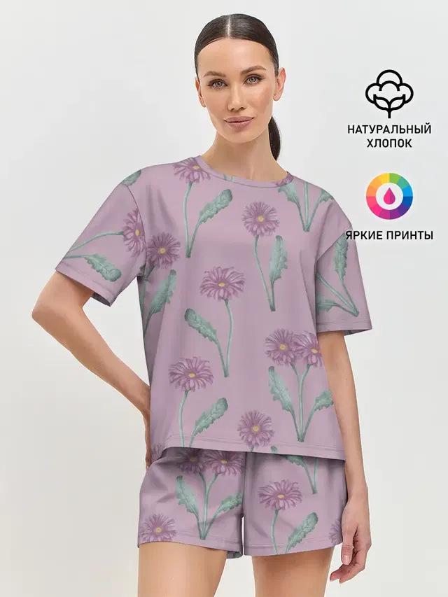 Женская пижама с шортами