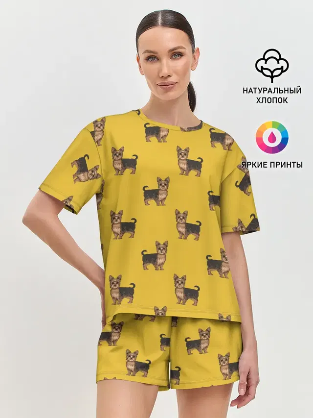 Женская пижама с шортами