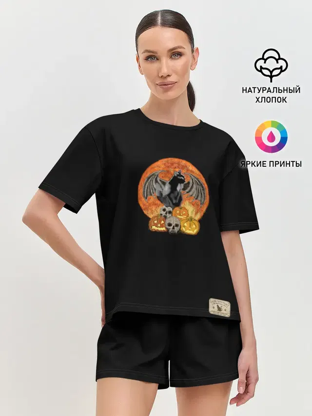 Хэллоуинская кошка