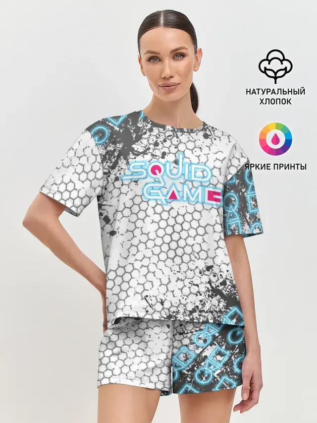 Женская пижама с шортами