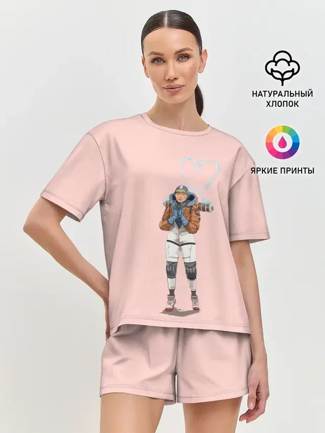 Женская пижама с шортами