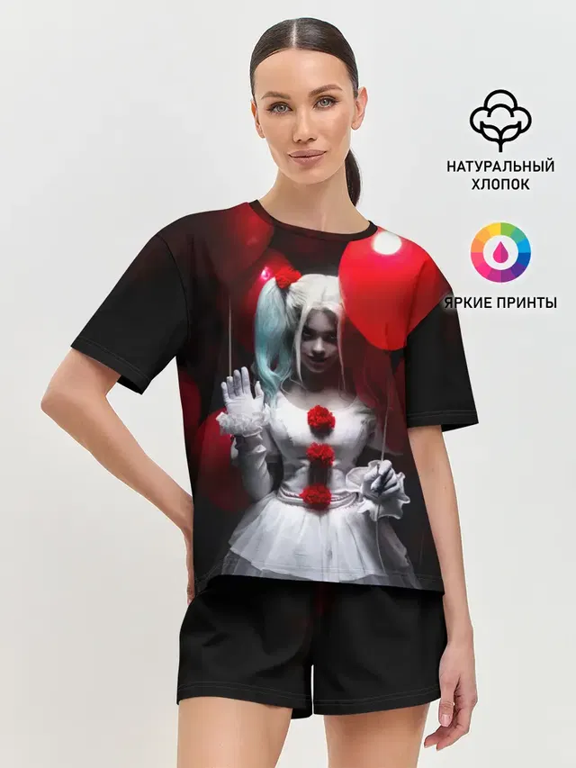 Женская пижама с шортами