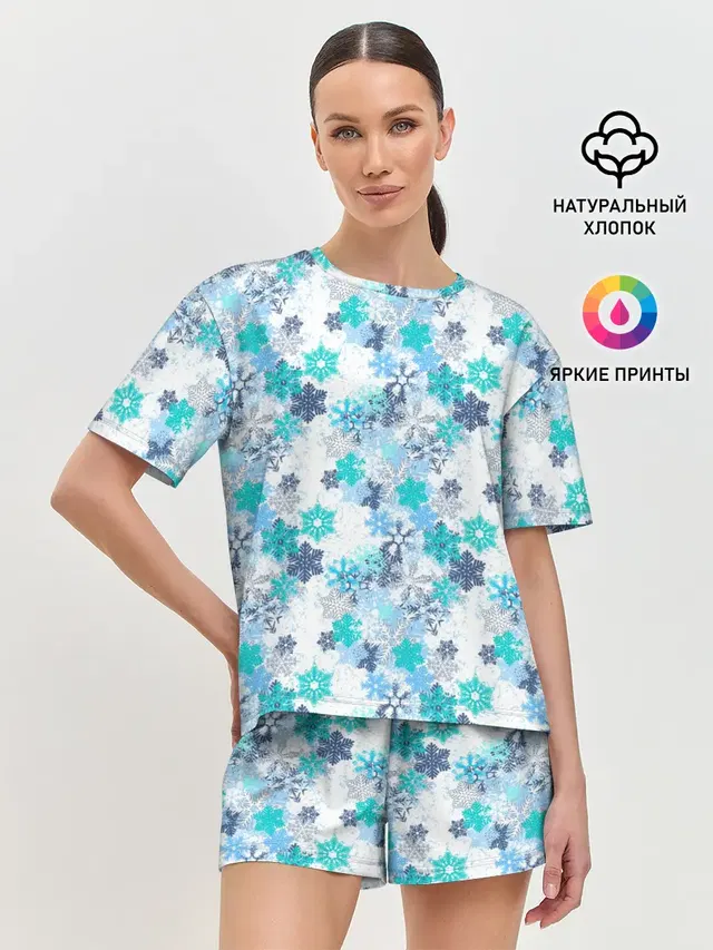 Женская пижама с шортами