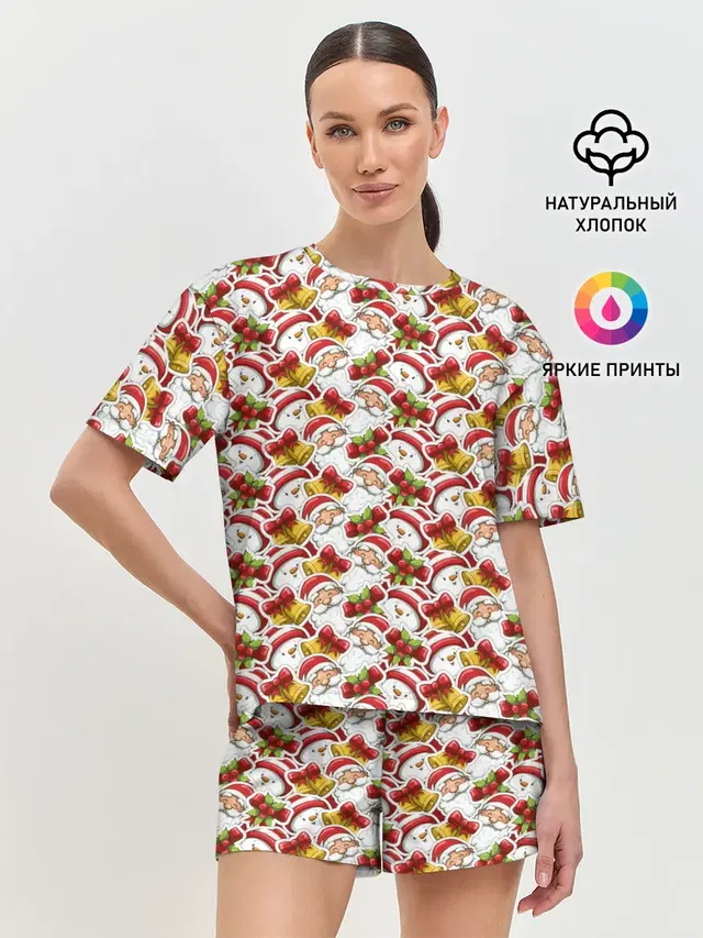 Женская пижама с шортами