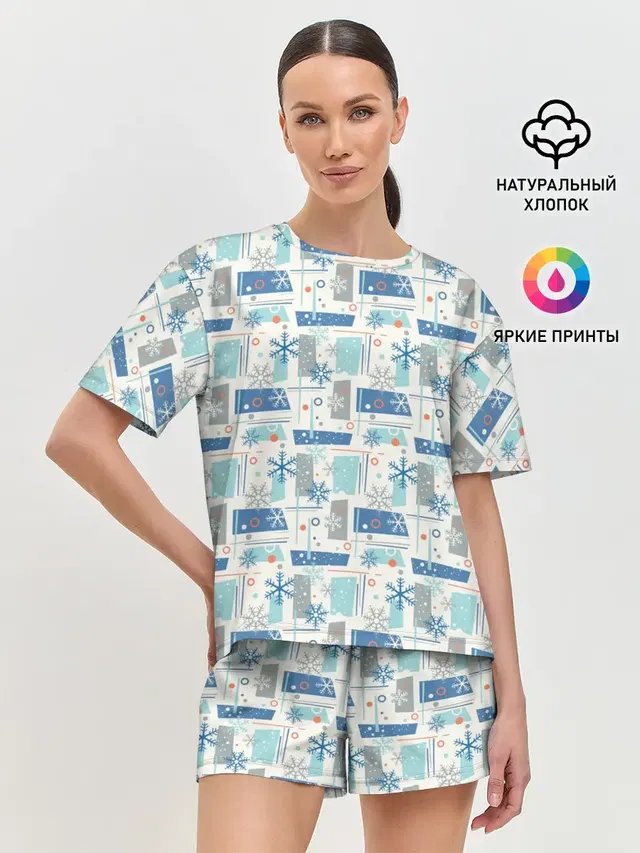 Женская пижама с шортами