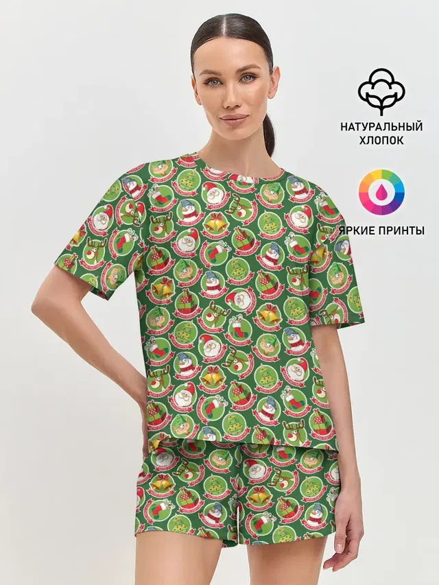 Женская пижама с шортами
