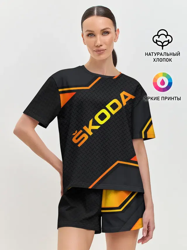 Женская пижама с шортами