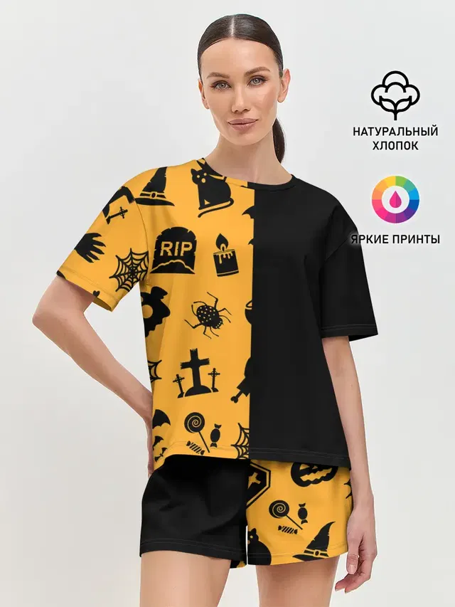Женская пижама с шортами