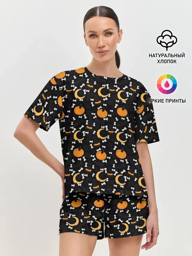 Женская пижама с шортами