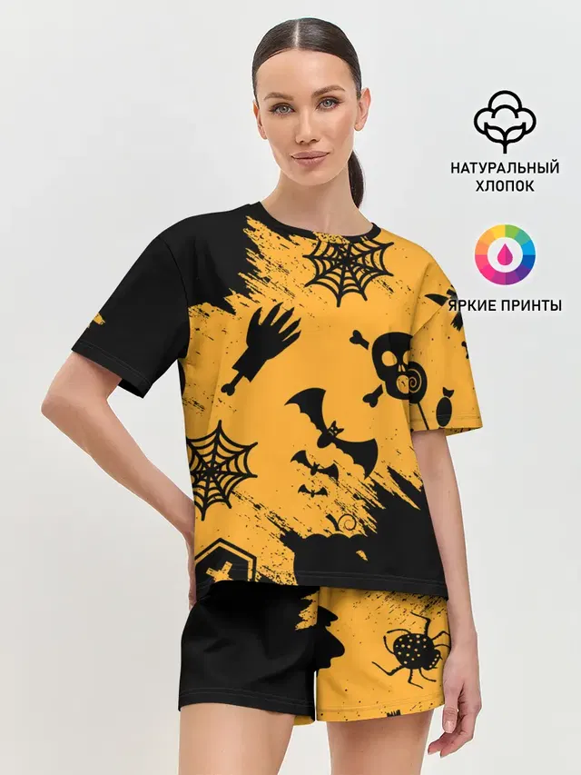 Женская пижама с шортами
