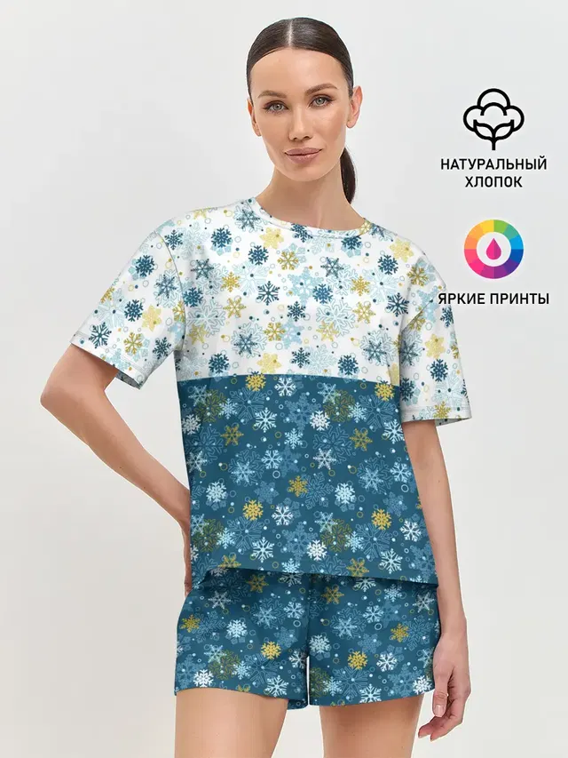 Женская пижама с шортами