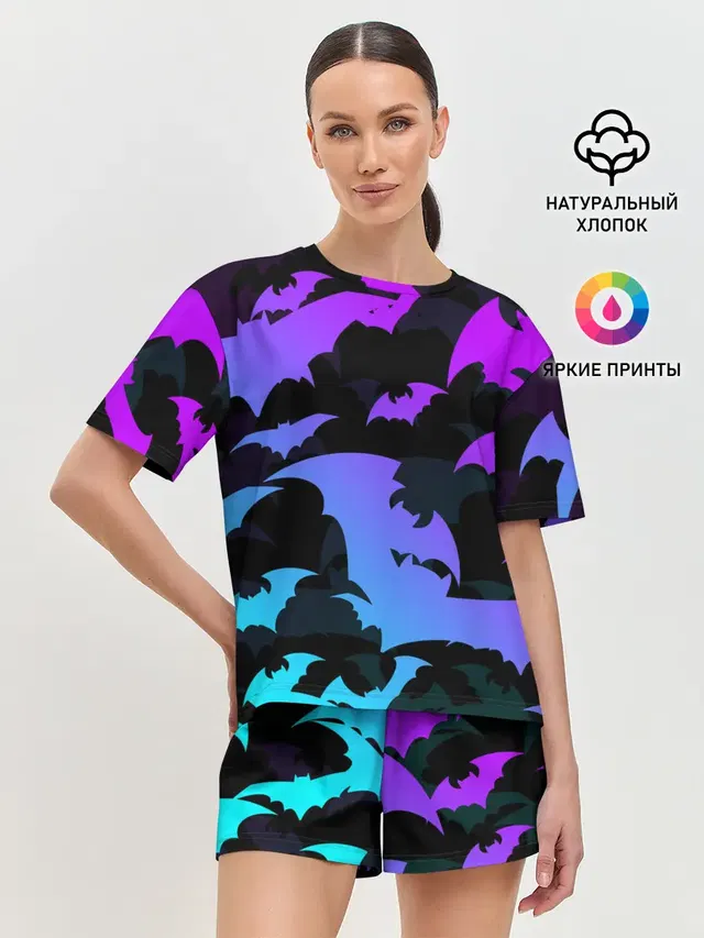 Женская пижама с шортами
