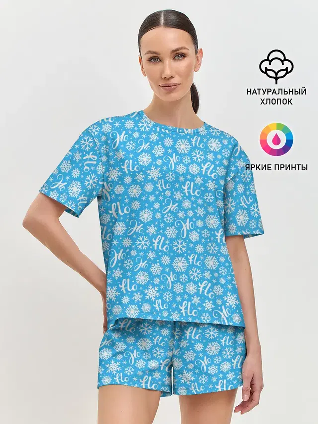 Женская пижама с шортами