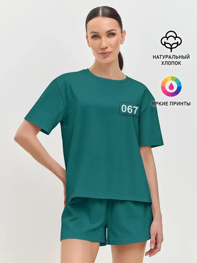 Женская пижама с шортами