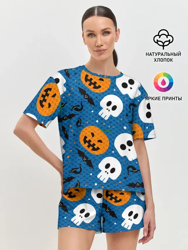 Женская пижама с шортами