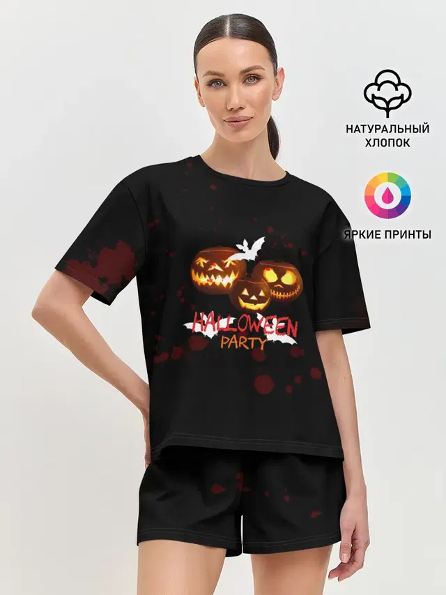Женская пижама с шортами