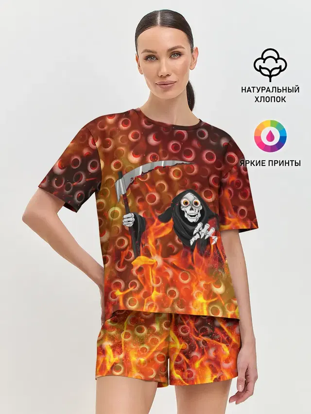Женская пижама с шортами
