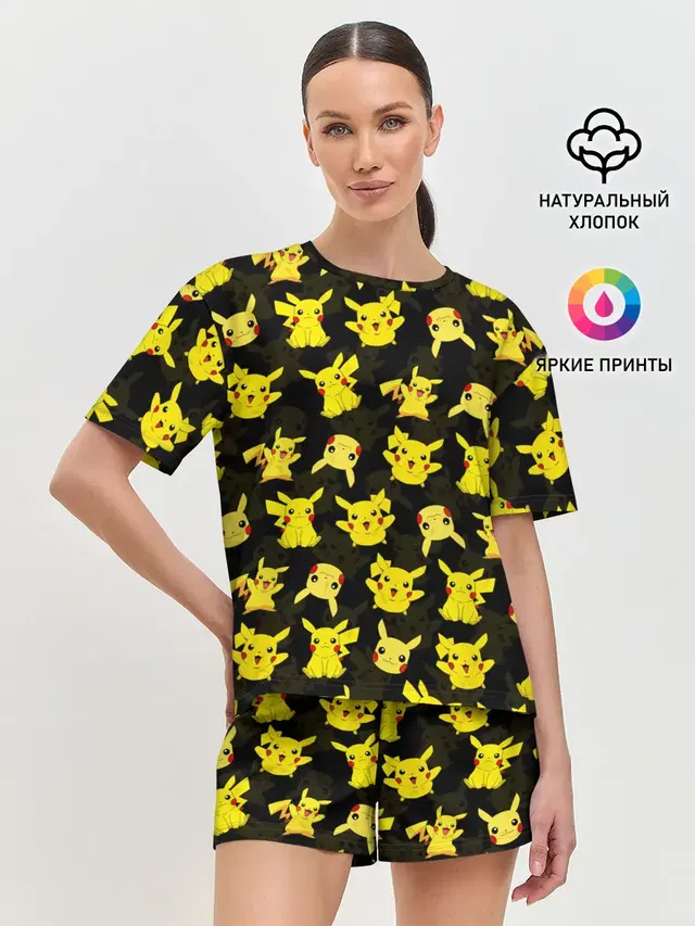 Женская пижама с шортами