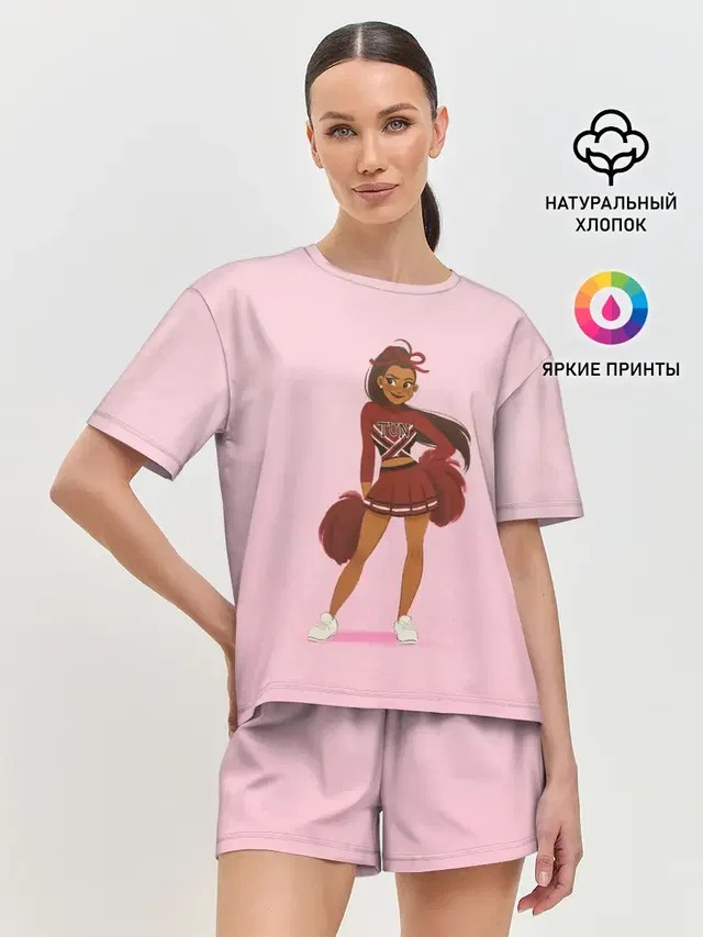 Женская пижама с шортами