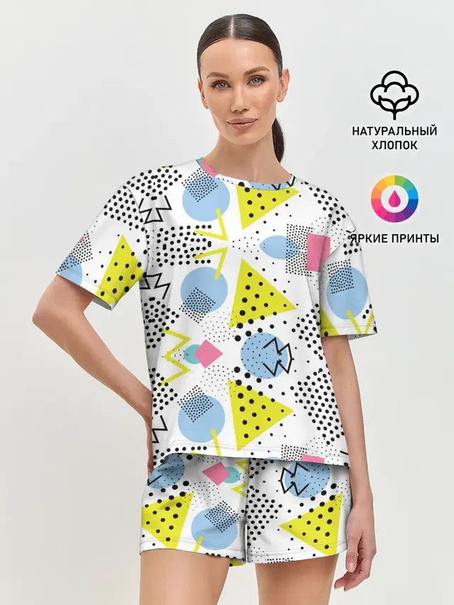 Женская пижама с шортами