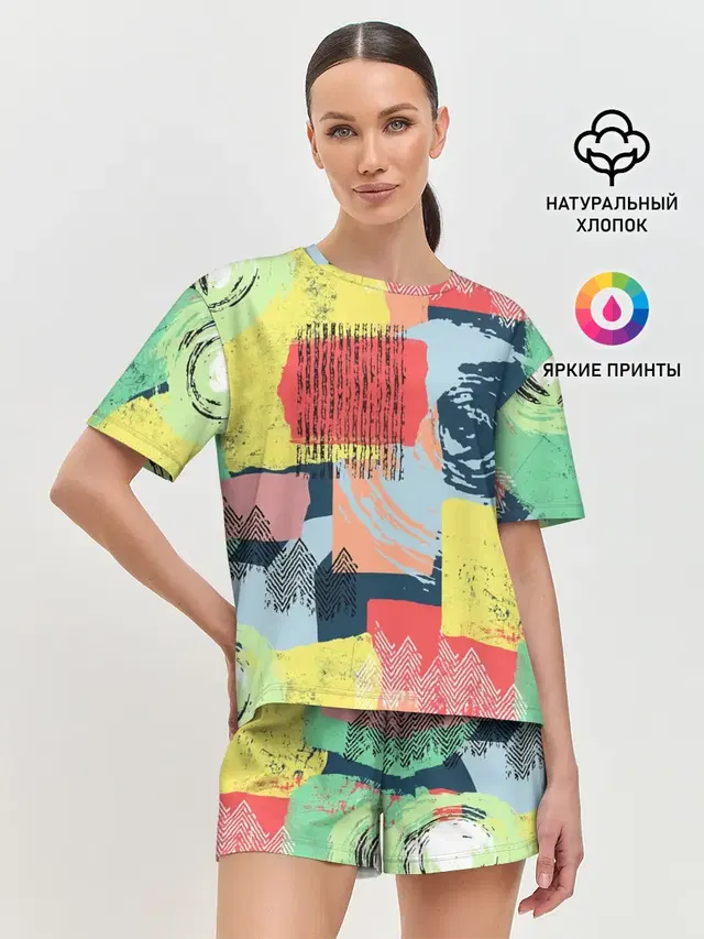 Женская пижама с шортами