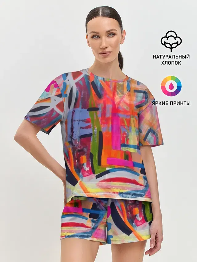 Женская пижама с шортами