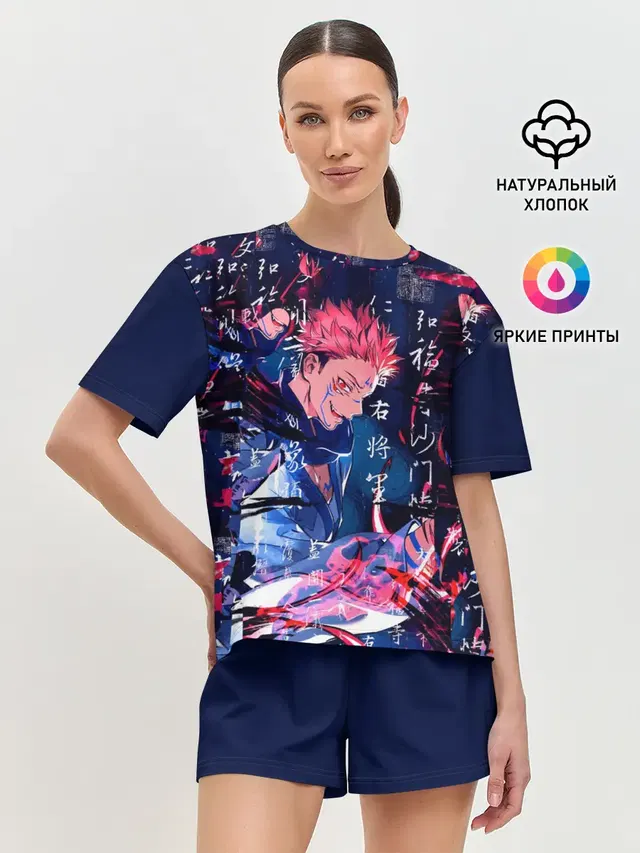 Женская пижама с шортами
