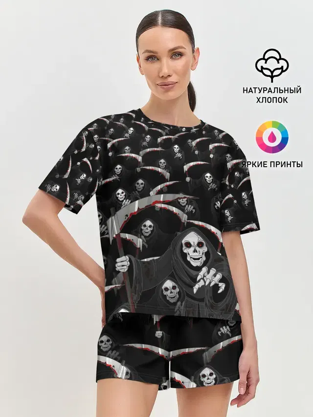 Женская пижама с шортами