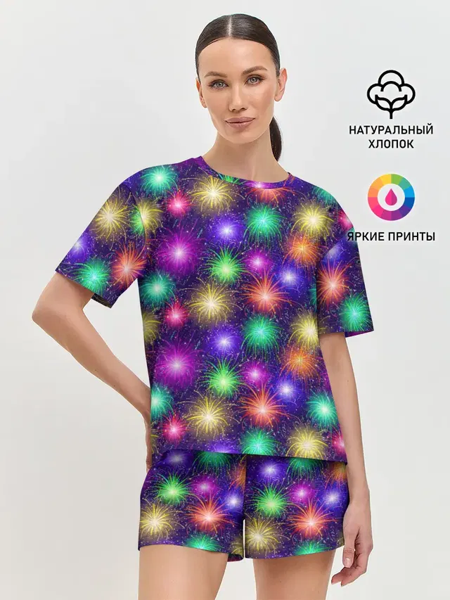 Женская пижама с шортами