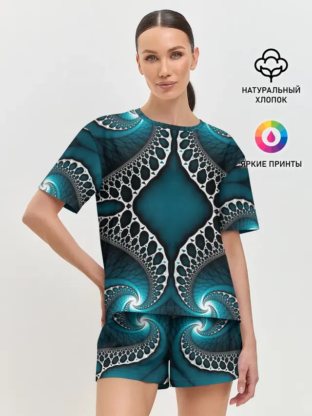 Женская пижама с шортами