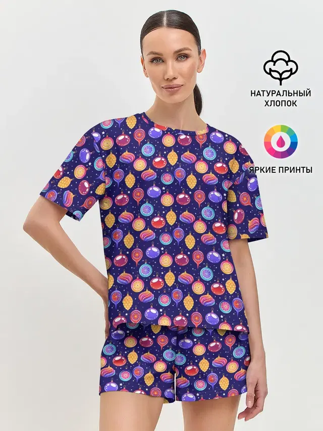 Женская пижама с шортами