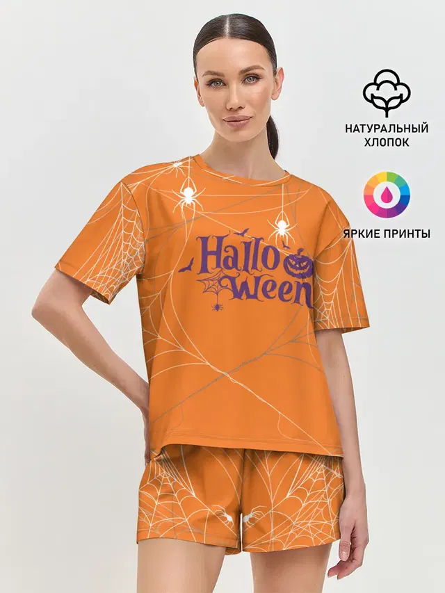 Женская пижама с шортами