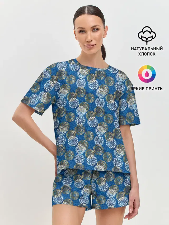 Женская пижама с шортами