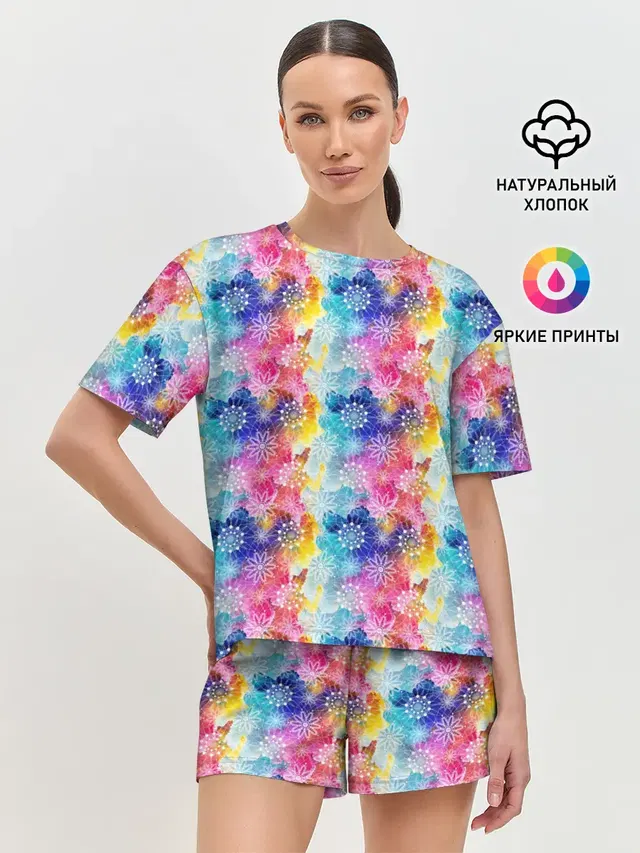 Радужные Снежные Узоры